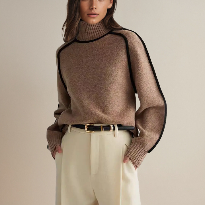 Annabelle™ | Soft Turtleneck Sweater - La femme Toronto
