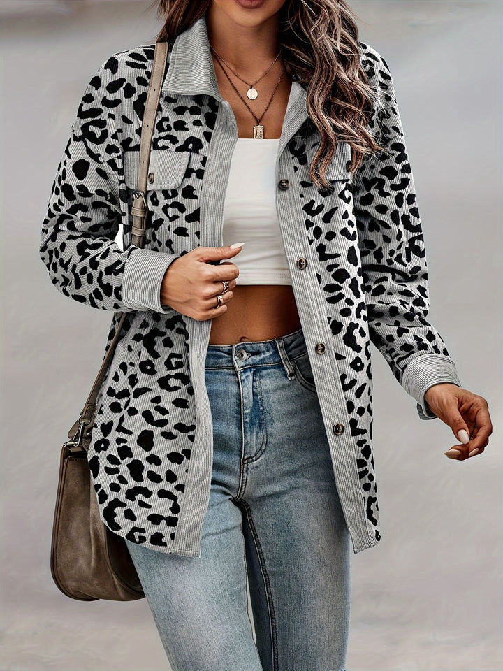 Zara - Leopard Print Shacket Jacket - La femme Toronto