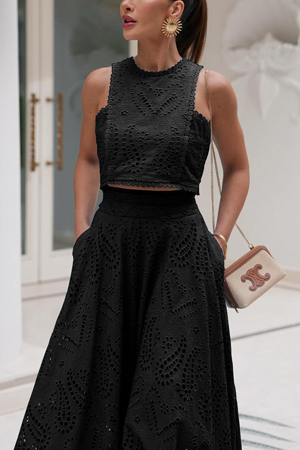 Maura Two Piece Lace Set - La femme Toronto