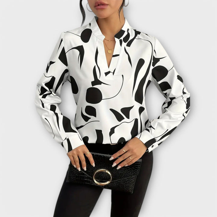 Blair- Blouse Long sleeves - La femme Toronto