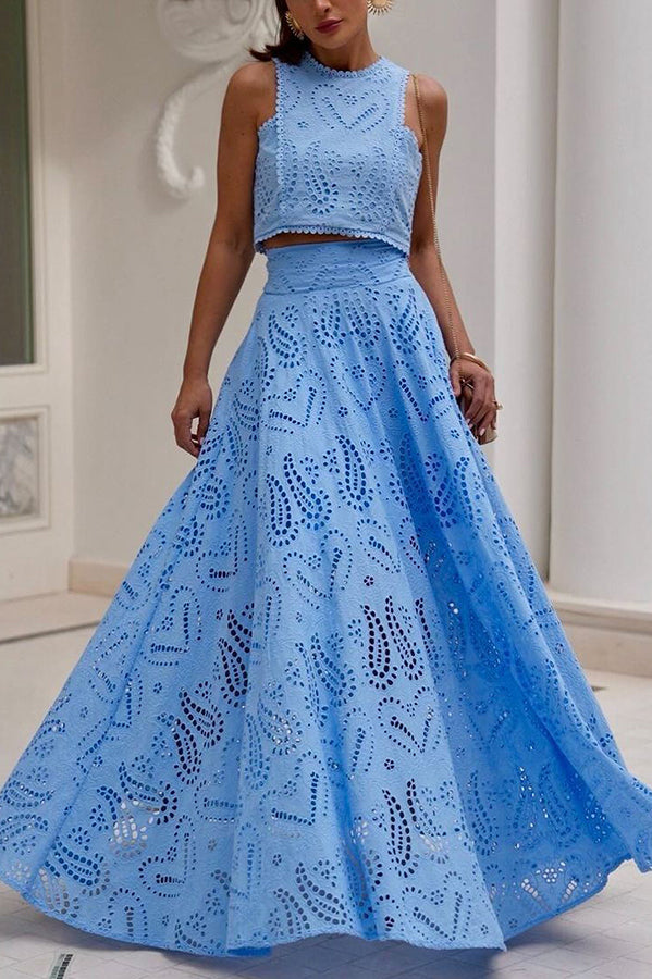 Maura Two Piece Lace Set - La femme Toronto