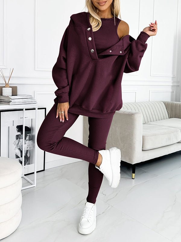 Elodie™ - Hoodie and Pants Set - La femme Toronto