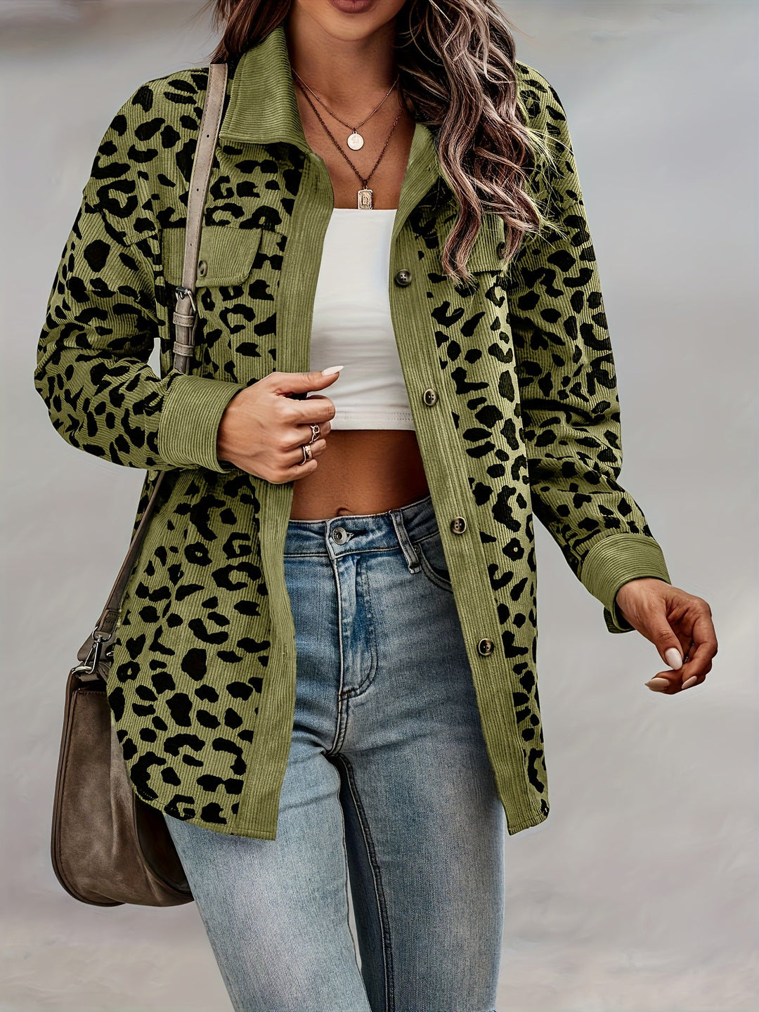 Zara - Leopard Print Shacket Jacket - La femme Toronto