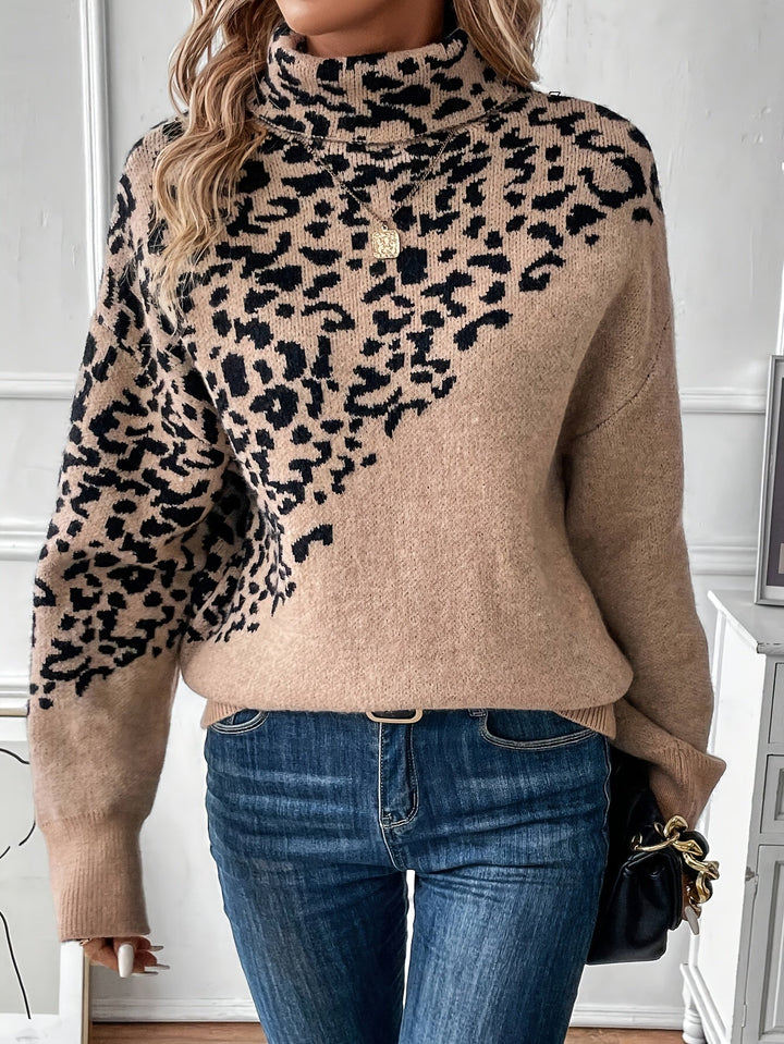 ZAYNA™ - Leopard Sweater - La femme Toronto