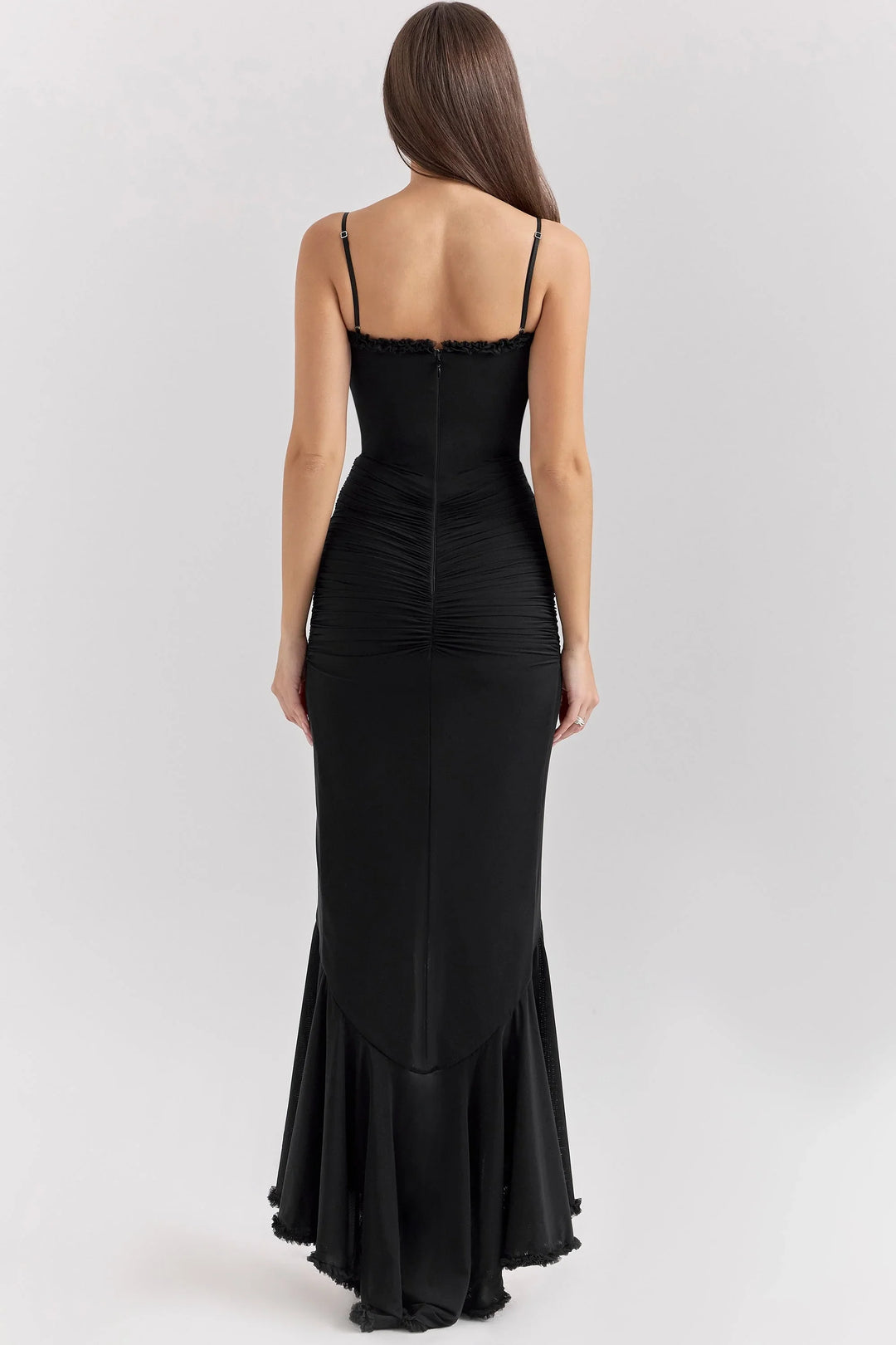 Gabbi Ruffled Maxi Dress - La femme Toronto