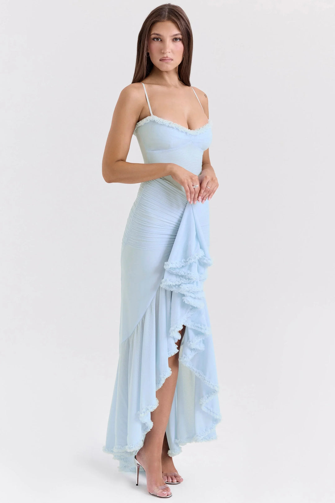 Gabbi Ruffled Maxi Dress - La femme Toronto