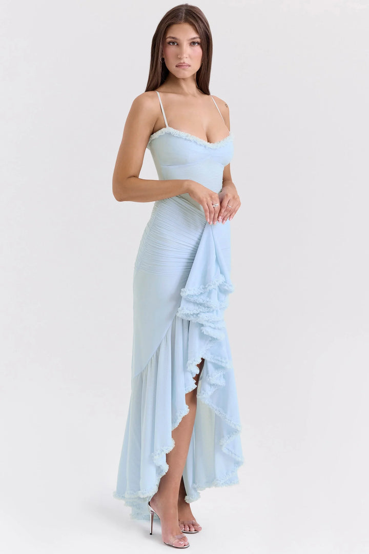 Gabbi Ruffled Maxi Dress - La femme Toronto