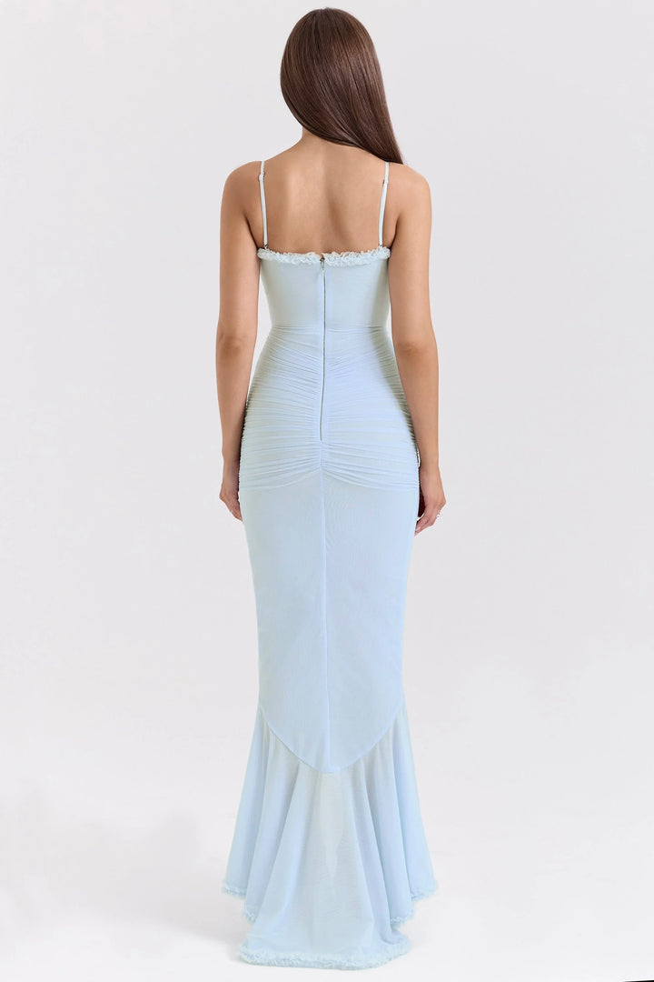 Gabbi Ruffled Maxi Dress - La femme Toronto