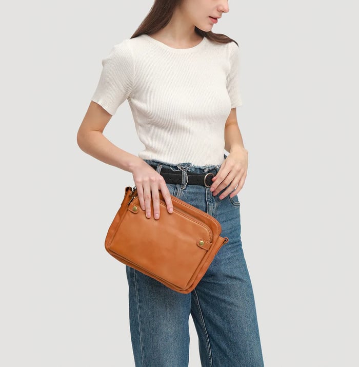 JENNIE | CHIC THREE LAYER CROSSBODY BAG - La femme Toronto