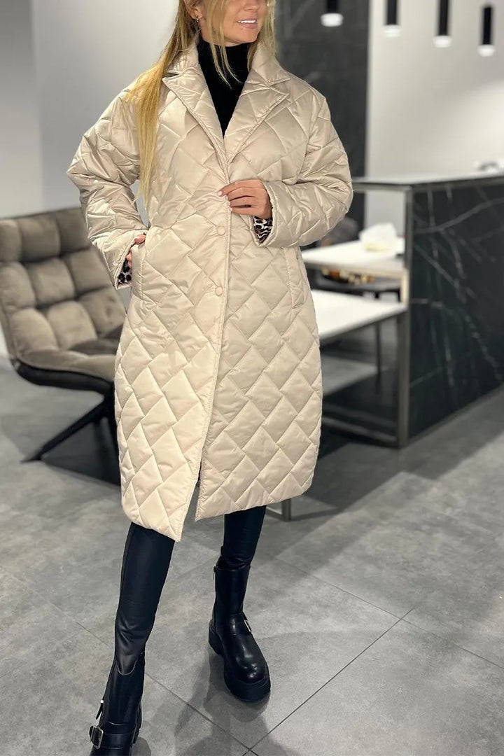 Kendall – Quilted Mid-Length Coat