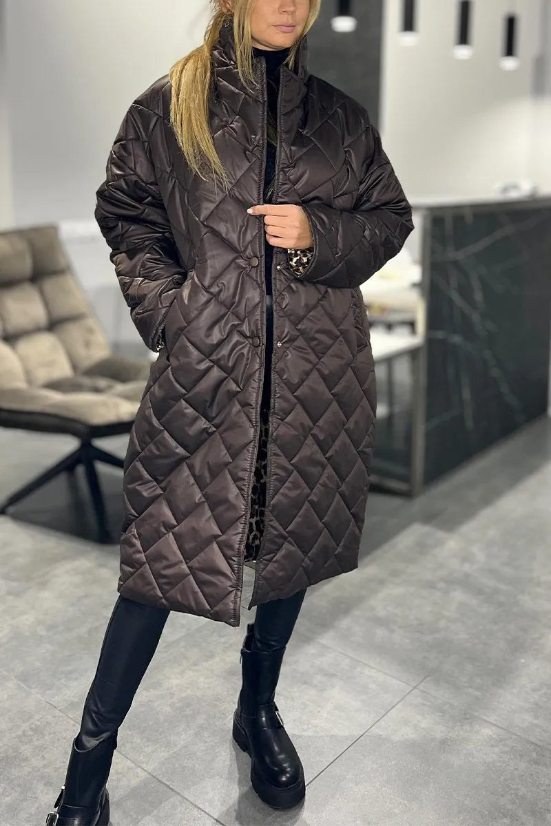 Kendall – Quilted Mid-Length Coat