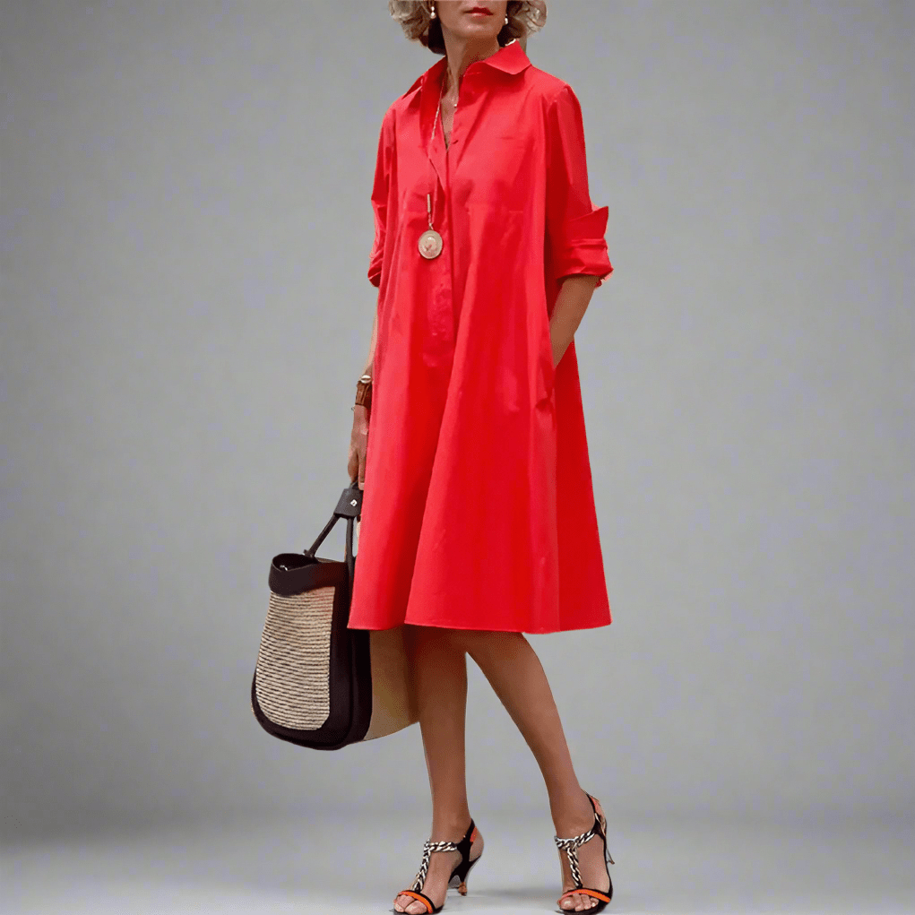 Judy | Timeless Shirt Dress - La femme Toronto