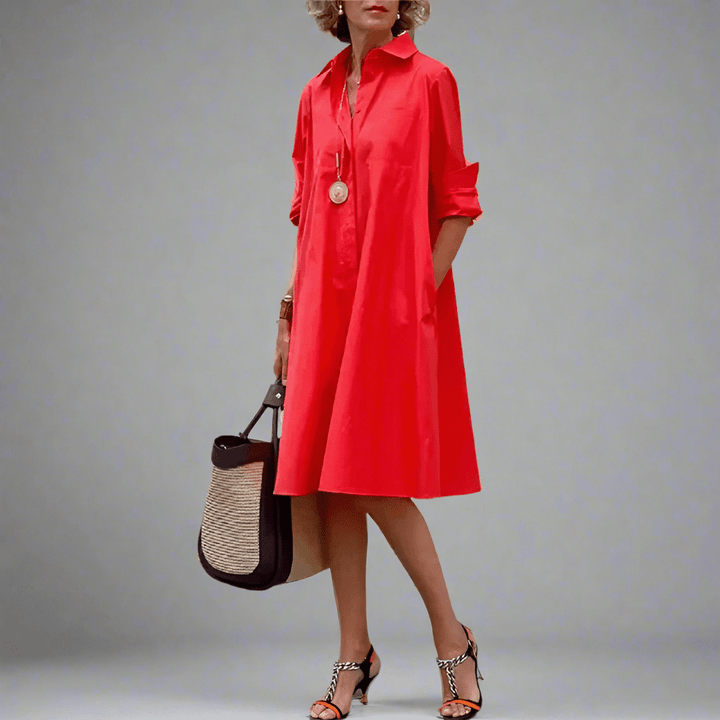 Judy | Timeless Shirt Dress - La femme Toronto
