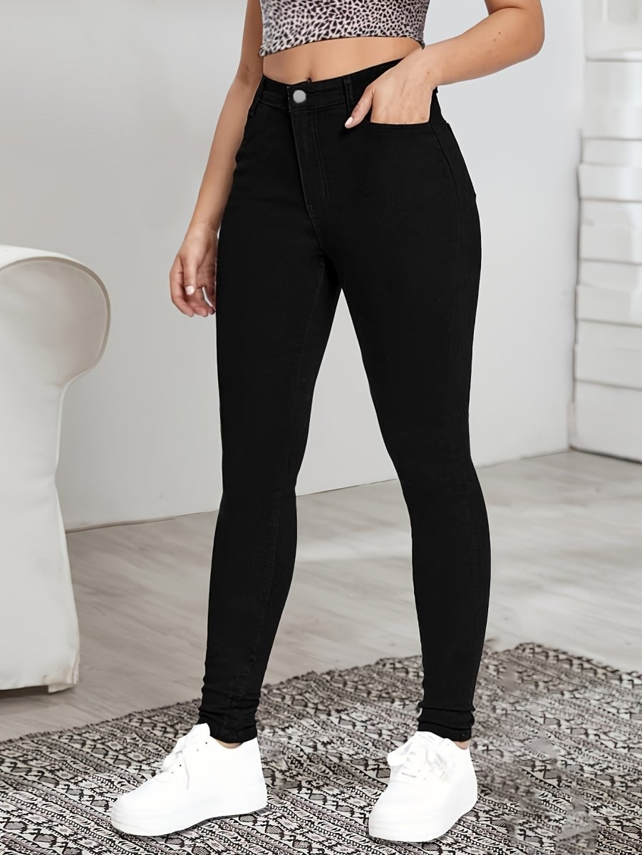 LISETTE™ - Sleek High-Waist Skinny Jeans - La femme Toronto
