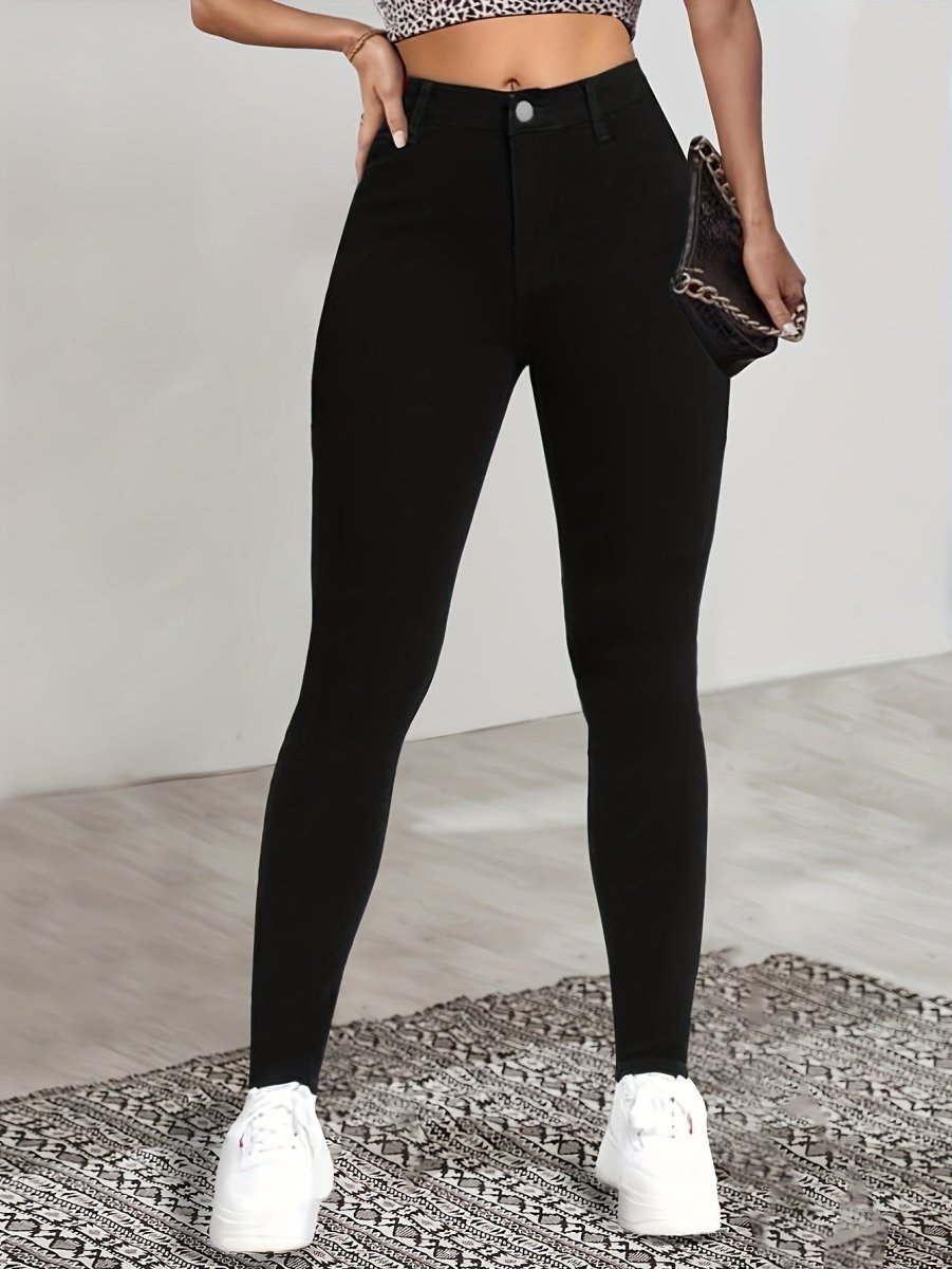 LISETTE™ - Sleek High-Waist Skinny Jeans - La femme Toronto