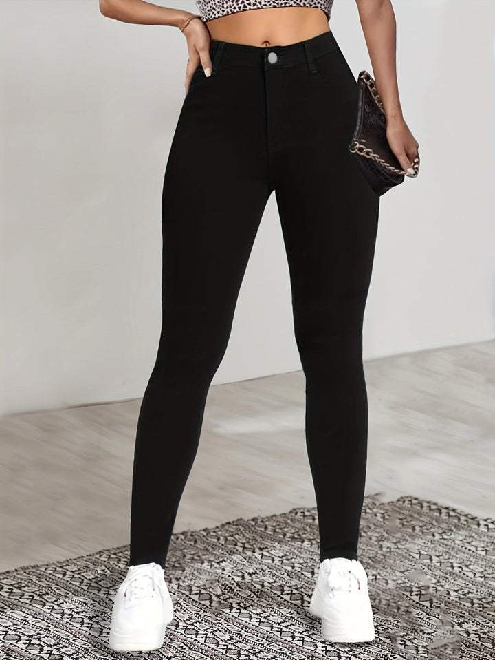 LISETTE™ - Sleek High-Waist Skinny Jeans - La femme Toronto