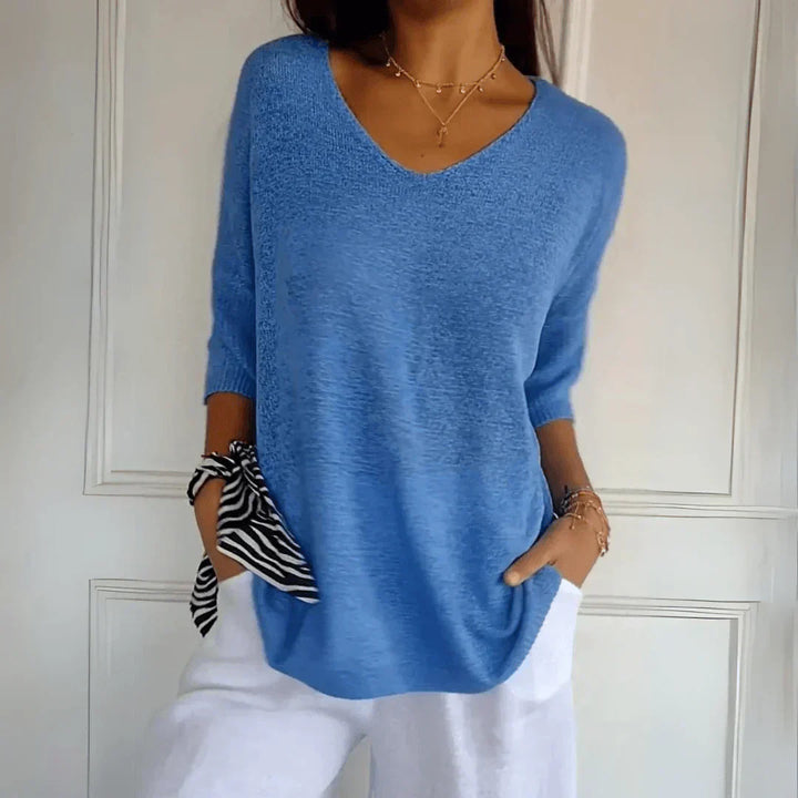 Azure™ - Relaxed Elegant Top - La femme Toronto