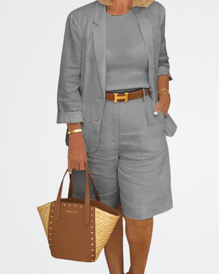 Marina - Coastal Linen Ensemble - La femme Toronto