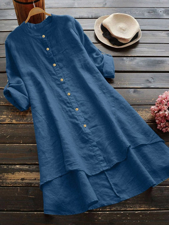 Marley – Relaxed Everyday Shirt Dress - La femme Toronto