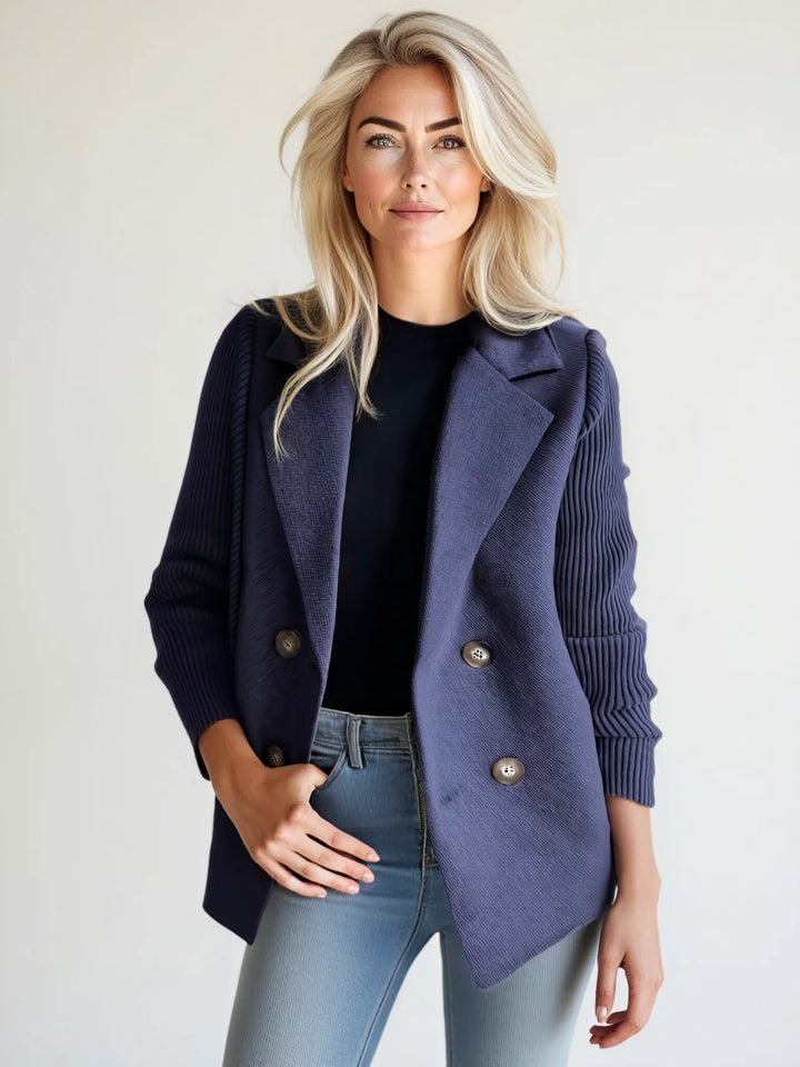 NINA | KNITTED SLEEVED BLAZER