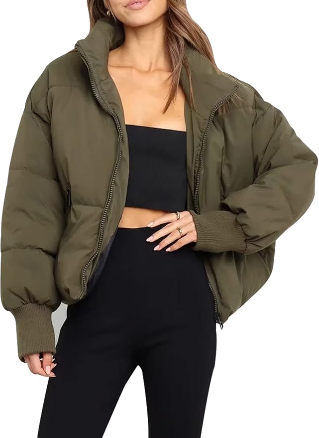 Quilted Puffer Jacket - La femme Toronto