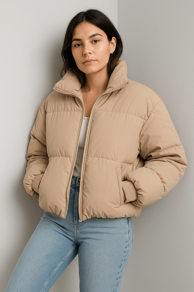 Quilted Puffer Jacket - La femme Toronto