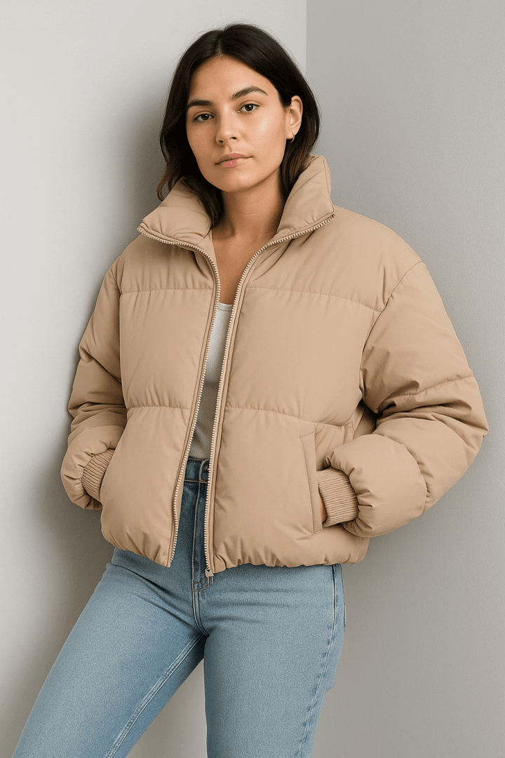 Quilted Puffer Jacket - La femme Toronto