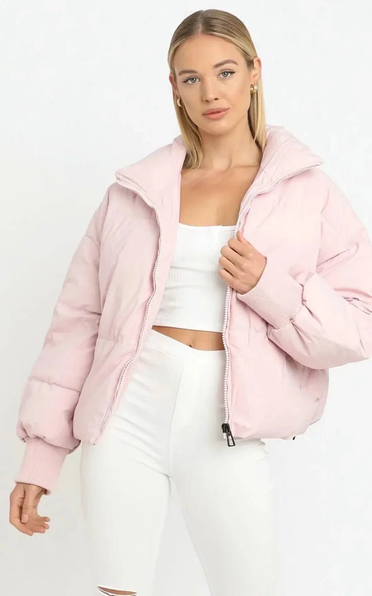 Quilted Puffer Jacket - La femme Toronto