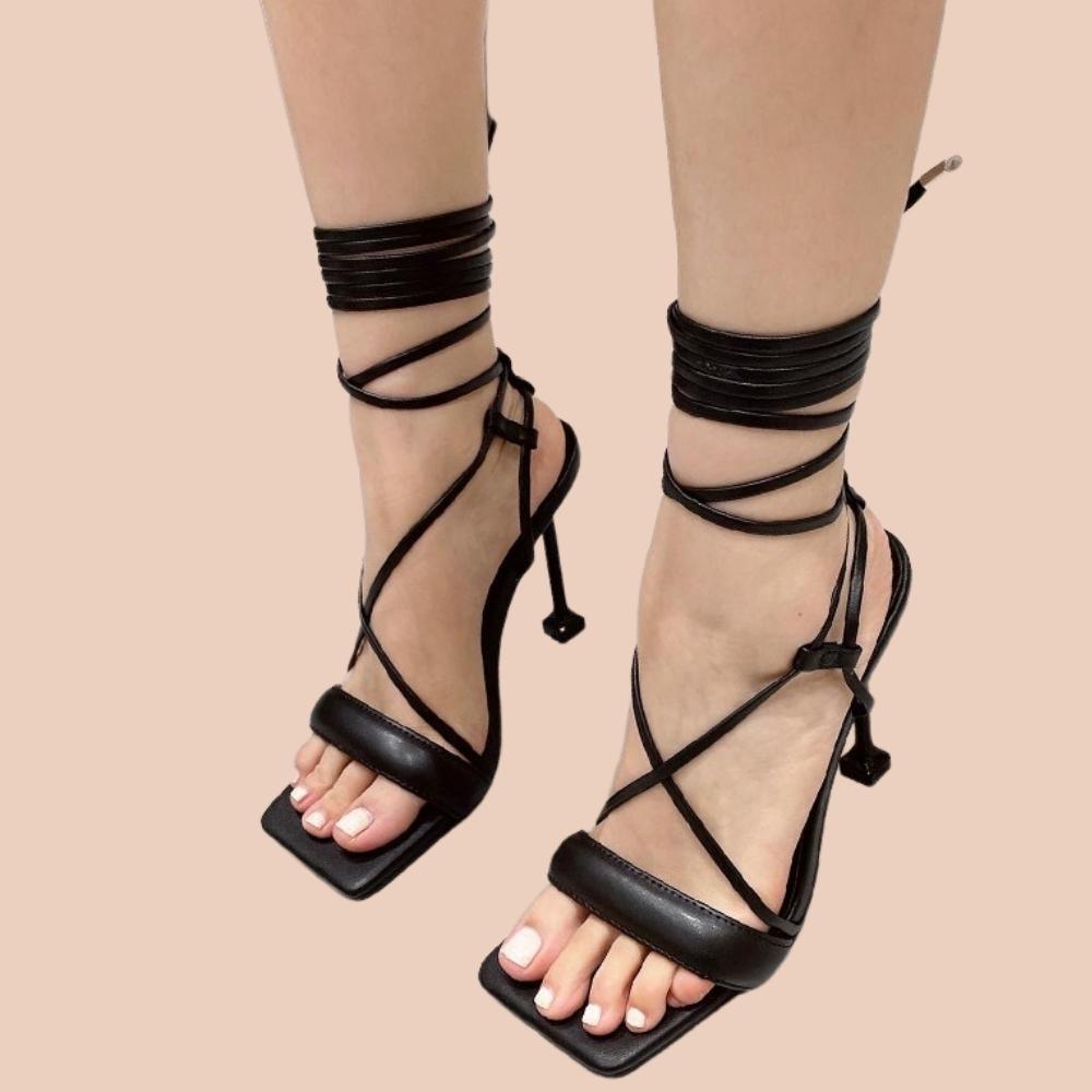 Tijana | Visoke potpetice sa vezivanjem