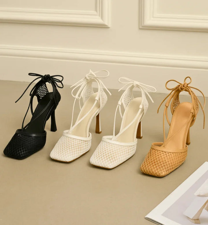 Lena | Sandale sa debelom petom i elegantnim vezivanjem