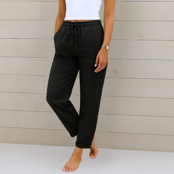 Selena™ | Comfortable Stretch Pants - La femme Toronto