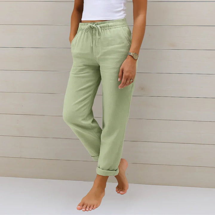 Selena™ | Comfortable Stretch Pants - La femme Toronto
