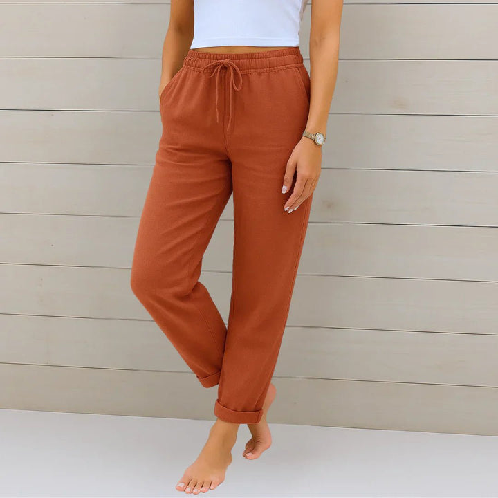Selena™ | Comfortable Stretch Pants - La femme Toronto