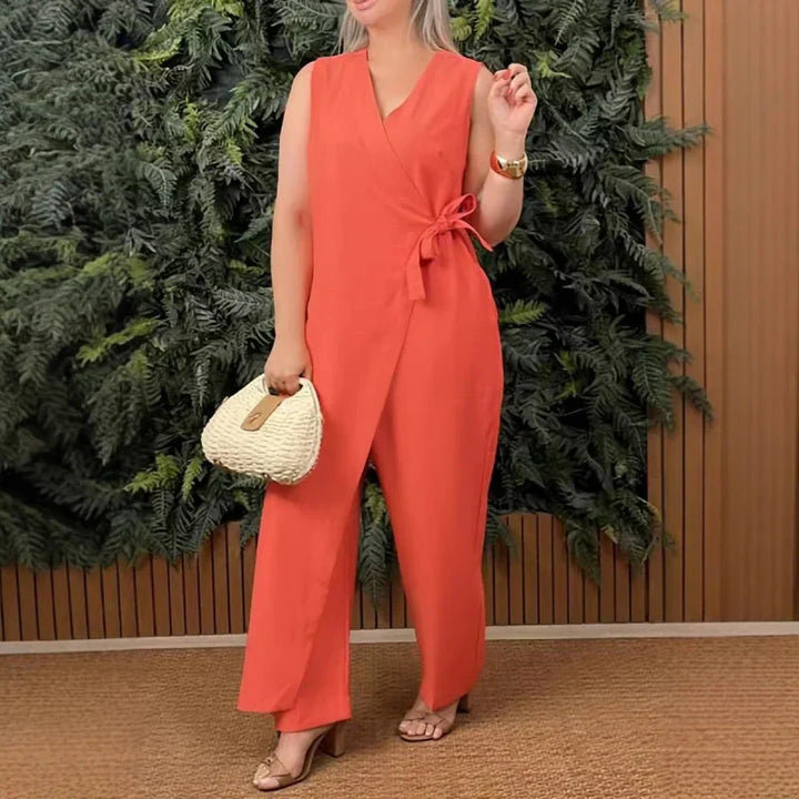 Lilianna | Stylish Wrap-Style Jumpsuit