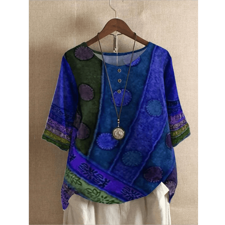 Taelyn - Elegant Casual Bohemian Blouse - La femme Toronto