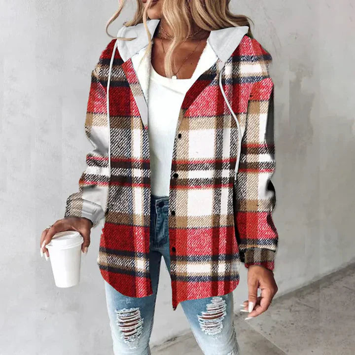 Daniela – Warm & Stylish Plaid Jacket