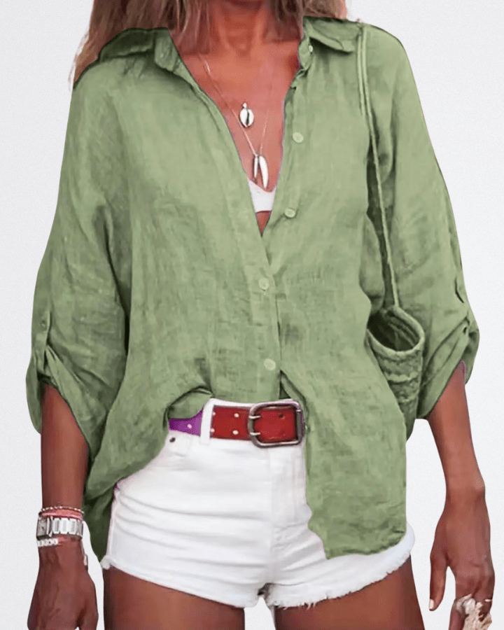 Zaira - Effortless Beach Shirt - La femme Toronto