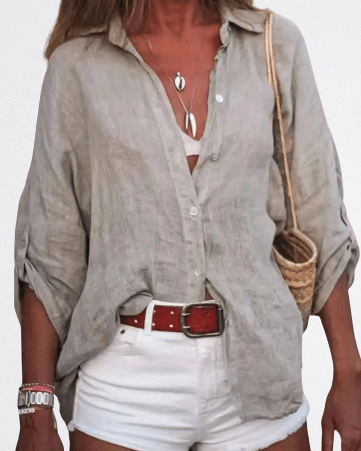 Zaira - Effortless Beach Shirt - La femme Toronto